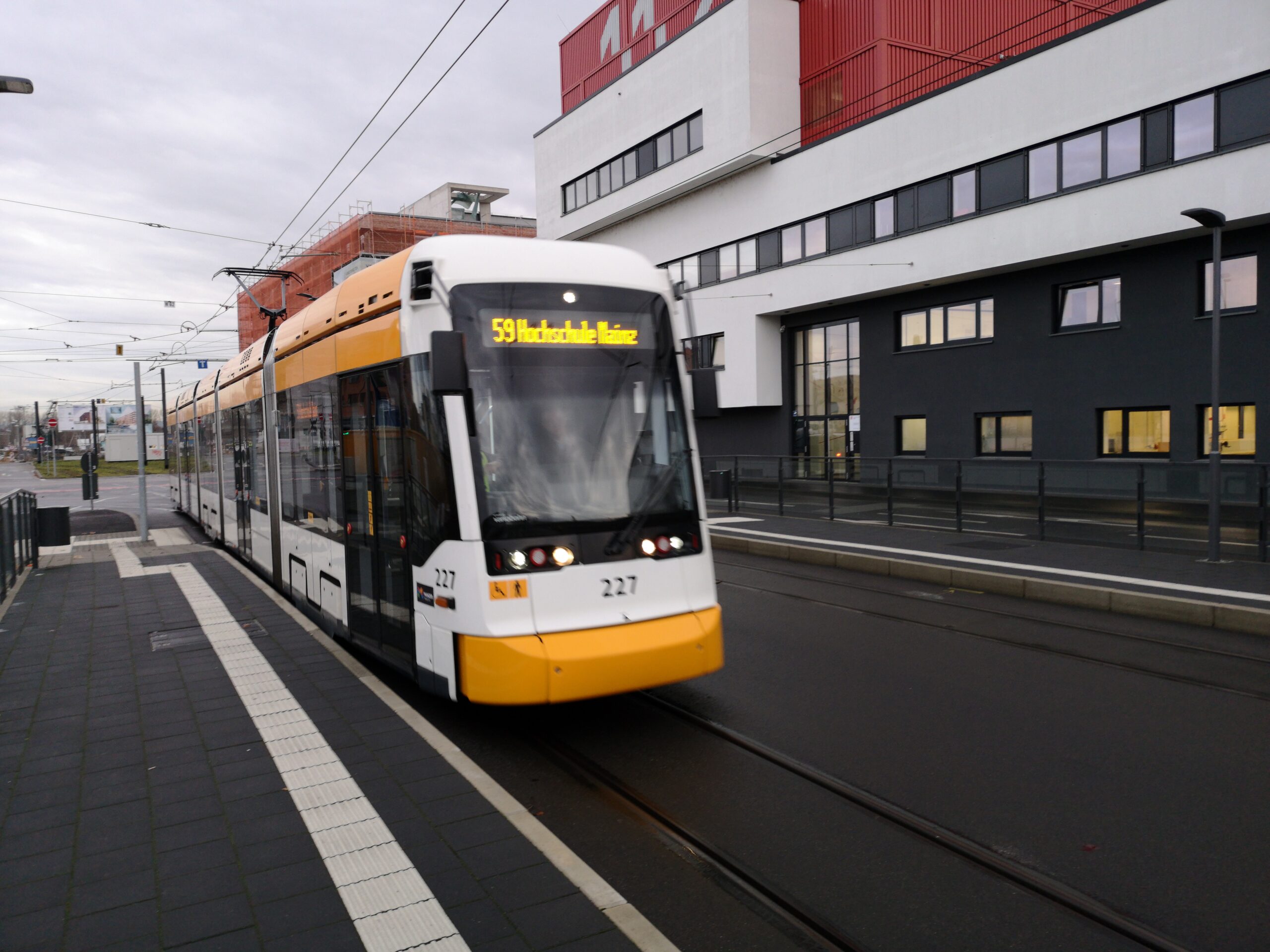 Bild zum Termin Baustellen-Rundgang: Die neue Straßenbahn in der Binger Straße